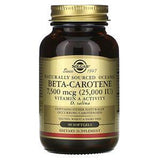 Solgar, Naturally Sourced Oceanic Beta-Carotene, 7,500 mcg (25,000 IU), 90 Softgels - Supply Center USA