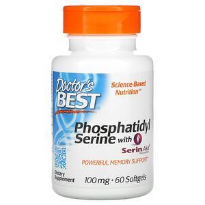 Doctor's Best, Phosphatidylserine with SerinAid, 100 mg, 60 Softgels - Supply Center USA