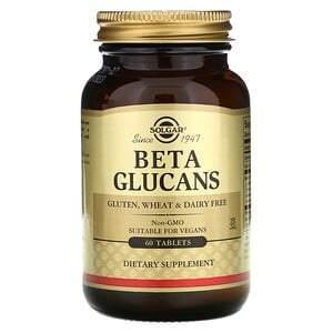 Solgar, Beta Glucans, 60 Tablets - Supply Center USA