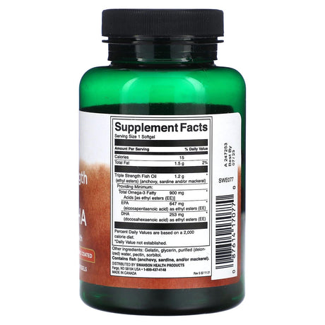 Swanson, Triple Strength Super EPA & DHA , 900 mg, 60 Softgels - Supply Center USA