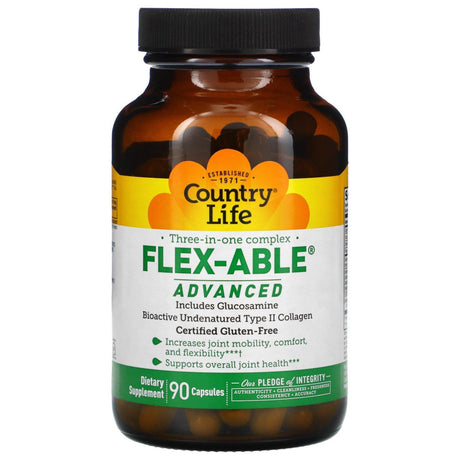 Country Life, Three-In-One Complex, Flex-Able Advanced, 90 Capsules - Supply Center USA