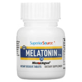 Superior Source, Melatonin, 1 mg, 100 MicroLingual Instant Dissolve Tablets - Supply Center USA