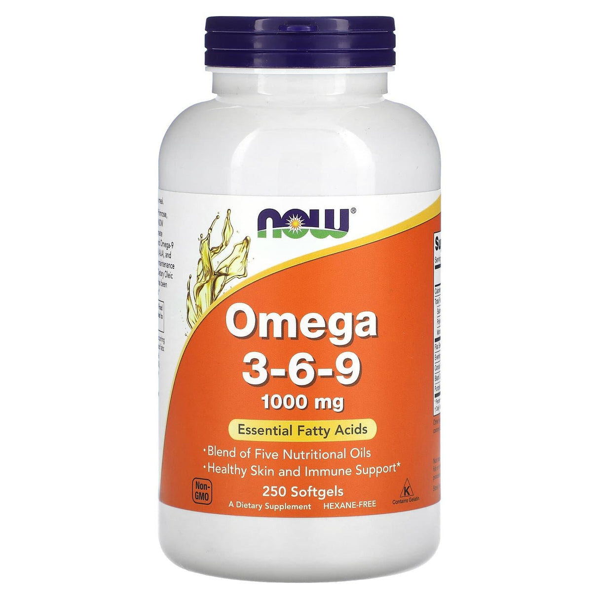 NOW Foods, Omega 3-6-9, 1,000 mg, 100 Softgel - Supply Center USA