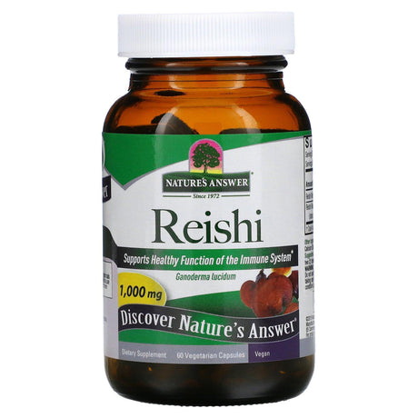 Nature's Answer, Reishi, 500 mg, 60 Vegetarian Capsules - Supply Center USA