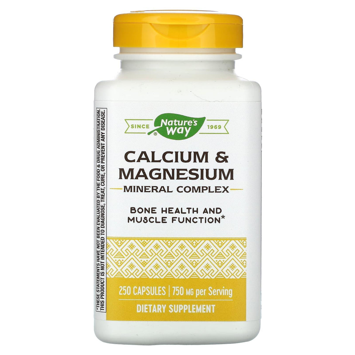 Nature's Way, Calcium & Magnesium, Mineral Complex, 250 mg, 250 Capsules - Supply Center USA