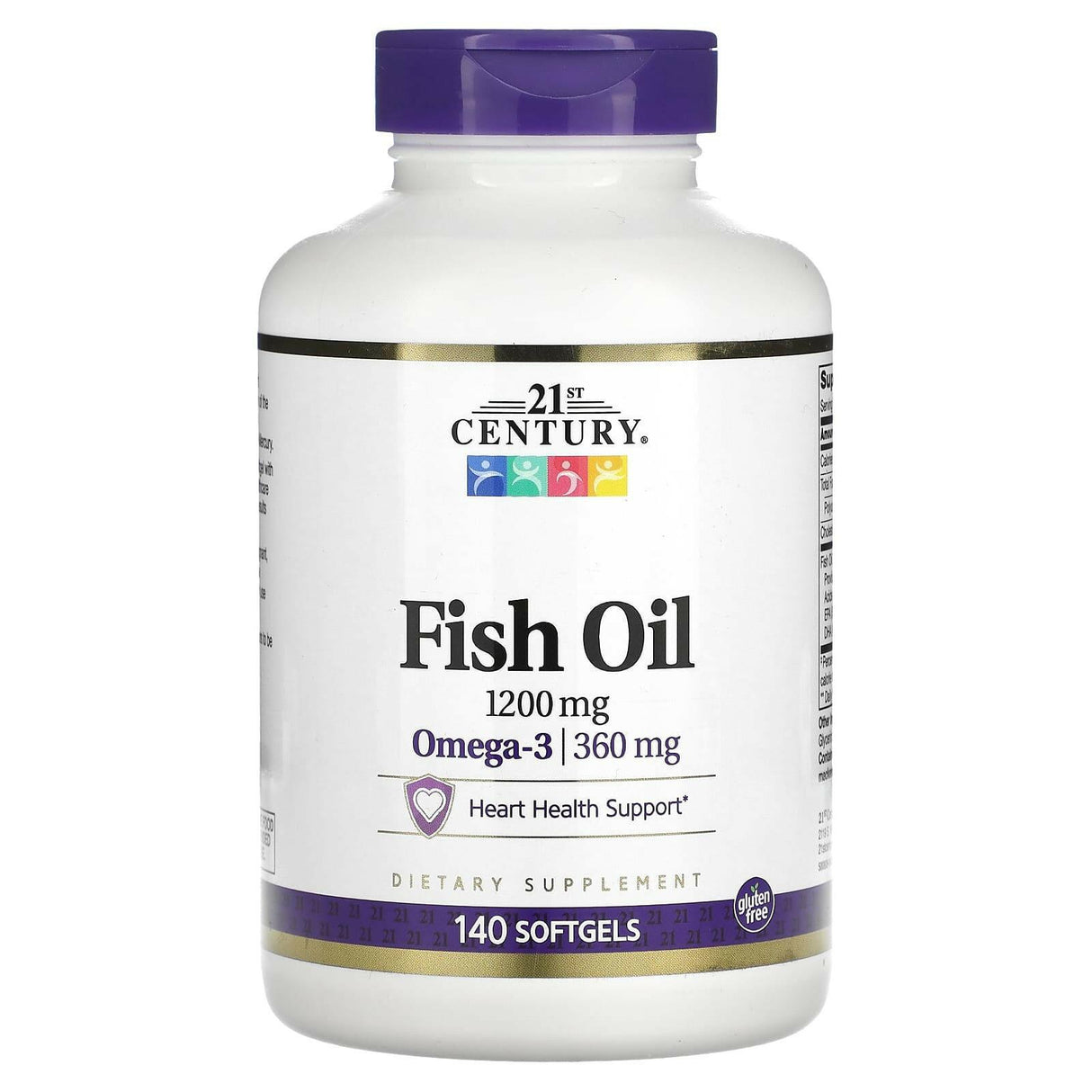 21st Century, Fish Oil, 1,000 mg, 120 Softgels - Supply Center USA