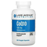 Lake Avenue Nutrition, CoQ10, USP Grade, 100 mg, 360 Veggie Capsules - Supply Center USA