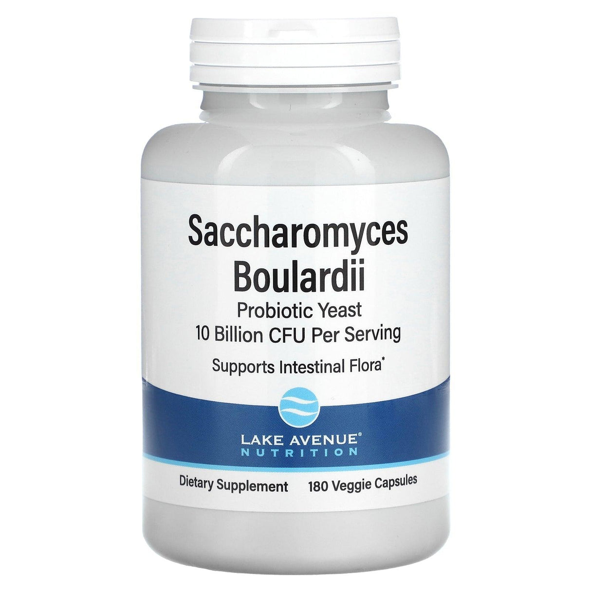 Lake Avenue Nutrition, Saccharomyces Boulardii, 10 Billion CFU, 60 Veggie Capsules - Supply Center USA