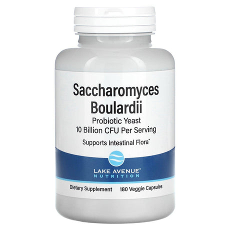 Lake Avenue Nutrition, Saccharomyces Boulardii, 10 Billion CFU, 60 Veggie Capsules - Supply Center USA