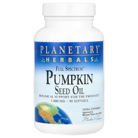 Planetary Herbals, Full Spectrum™ Pumpkin Seed Oil, 2,000 mg, 45 Softgels (1,000 mg per Softgel) - Supply Center USA