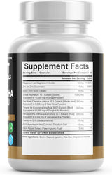 Clean Nutraceuticals Shilajit Supplement 10,000Mg with Sea Moss 6000Mg, Ashwagandha 6000Mg, Tongkat Ali, Boron, Magnesium - Fulvic Acid Capsules for Men - 90 Count - Supply Center USA