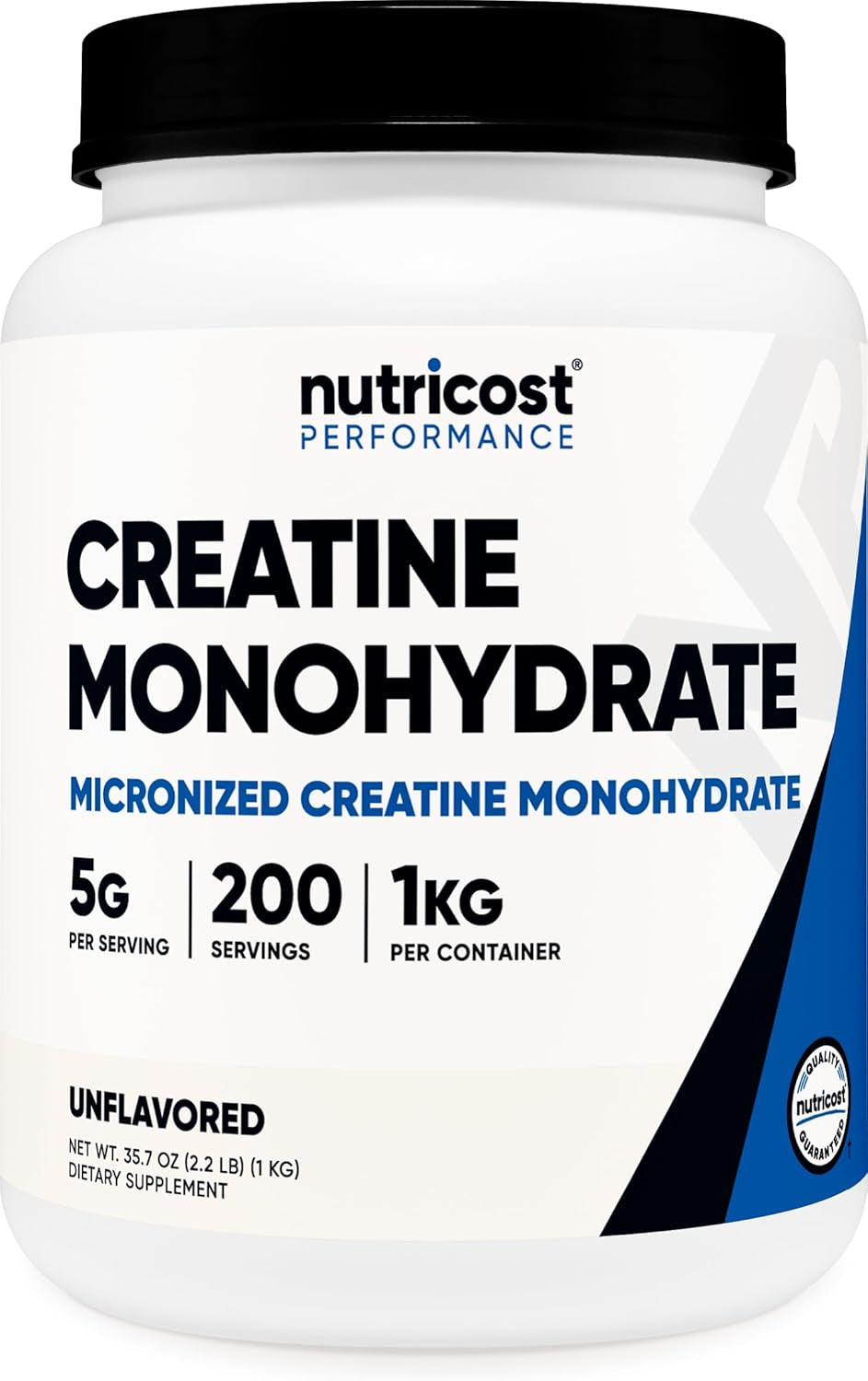 Nutricost Creatine Monohydrate Micronized Powder 500G, 5000Mg per Serv (5G) - Micronized Creatine Monohydrate, 100 Servings, 17.9 Oz
