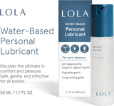 LOLA Lubricant - Water Based Lube for Couples, Unscented Personal Lube, Natural Lube Water Based, Anal Lube, Water Based Lubricant - Sex Lubricant - Natural Lubricant - Lubricant for Women & Men