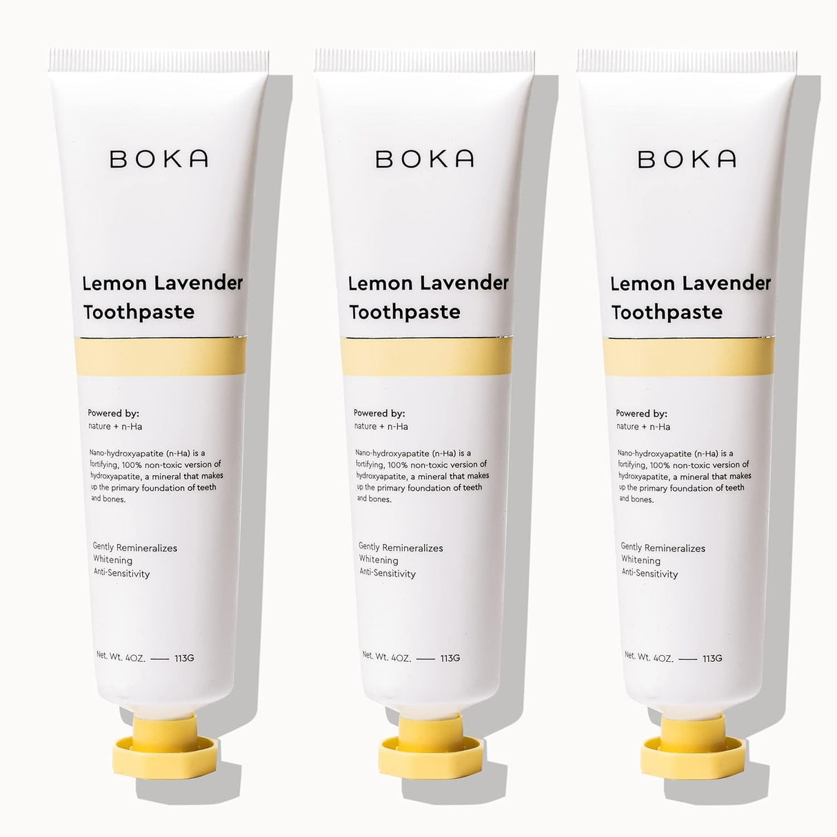 Boka Fluoride Free Toothpaste Nano Hydroxyapatite, Helps Remineralize, Appropriate for Sensitive Teeth, Whitening - for Adult, Kids Oral Care - Ela Mint Flavor, 4 Fl Oz 1Pk US Manufactured