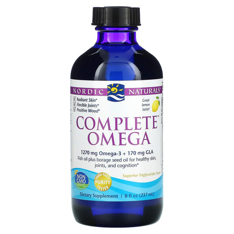 Nordic Naturals, Complete Omega, Lemon, 16 fl oz (473 ml) - Supply Center USA