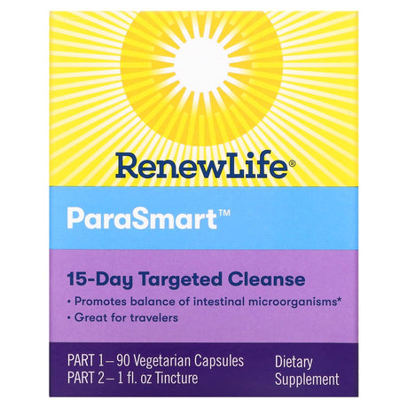 Renew Life, ParaSmart, 15-Day Targeted Cleanse, 2-Part - Supply Center USA