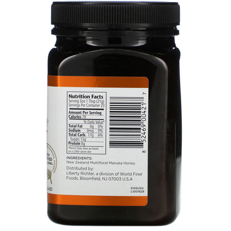 Manuka Doctor, Manuka Honey Multifloral, MGO 60+, 17.6 oz (500 g) - Supply Center USA