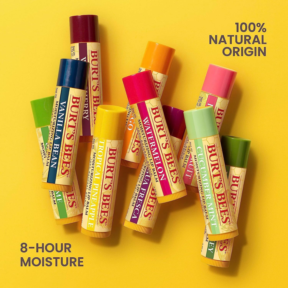 Burt'S Bees Lip Balm - Original Beeswax 12 Count Pack in Bulk, Lip Moisturizer with Responsibly Sourced Beeswax, Tint-Free, Natural Origin Conditioning Lip Treatment, 12 Tubes, 0.15 Oz