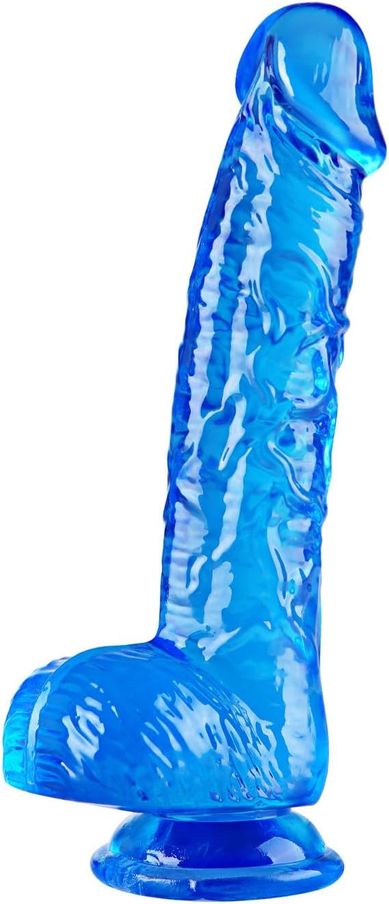 Small Realistic Clear 6 Inch Cute Dildo,Adult Sex Toy with Suction Cup Dildo, Suitable for Beginner Women/Men/Gay with Thin and Slim Poke, Can Be Use for G-Spot and Anal