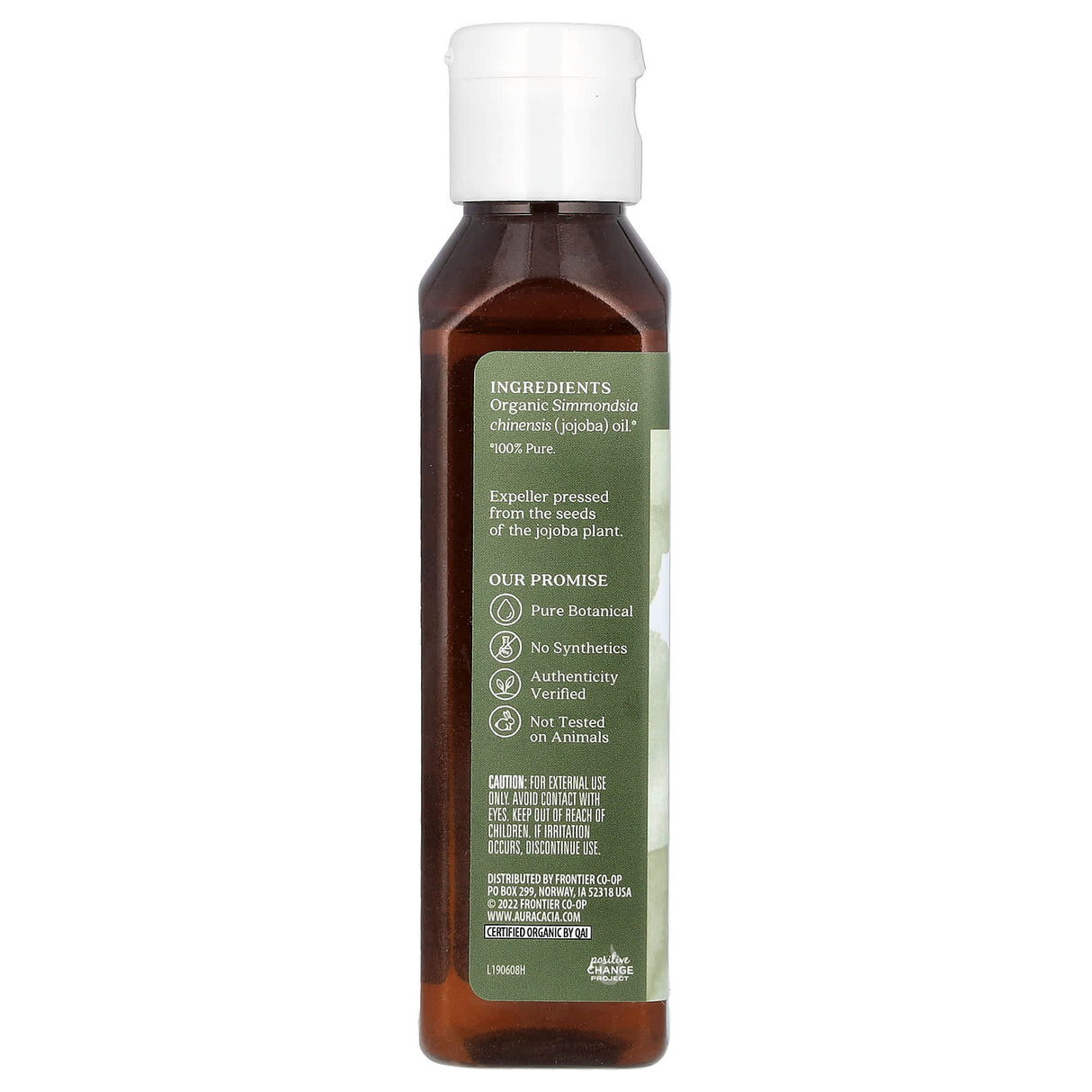 Aura Cacia, Organic Skin Care Oil, Jojoba, 4 fl oz (118 ml)
