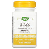 Nature's Way, B-100 Complex with B2 Coenzyme, 60 Capsules - Supply Center USA