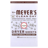 Mrs. Meyers Clean Day, Dryer Sheets, Lavender Scent, 80 Sheets