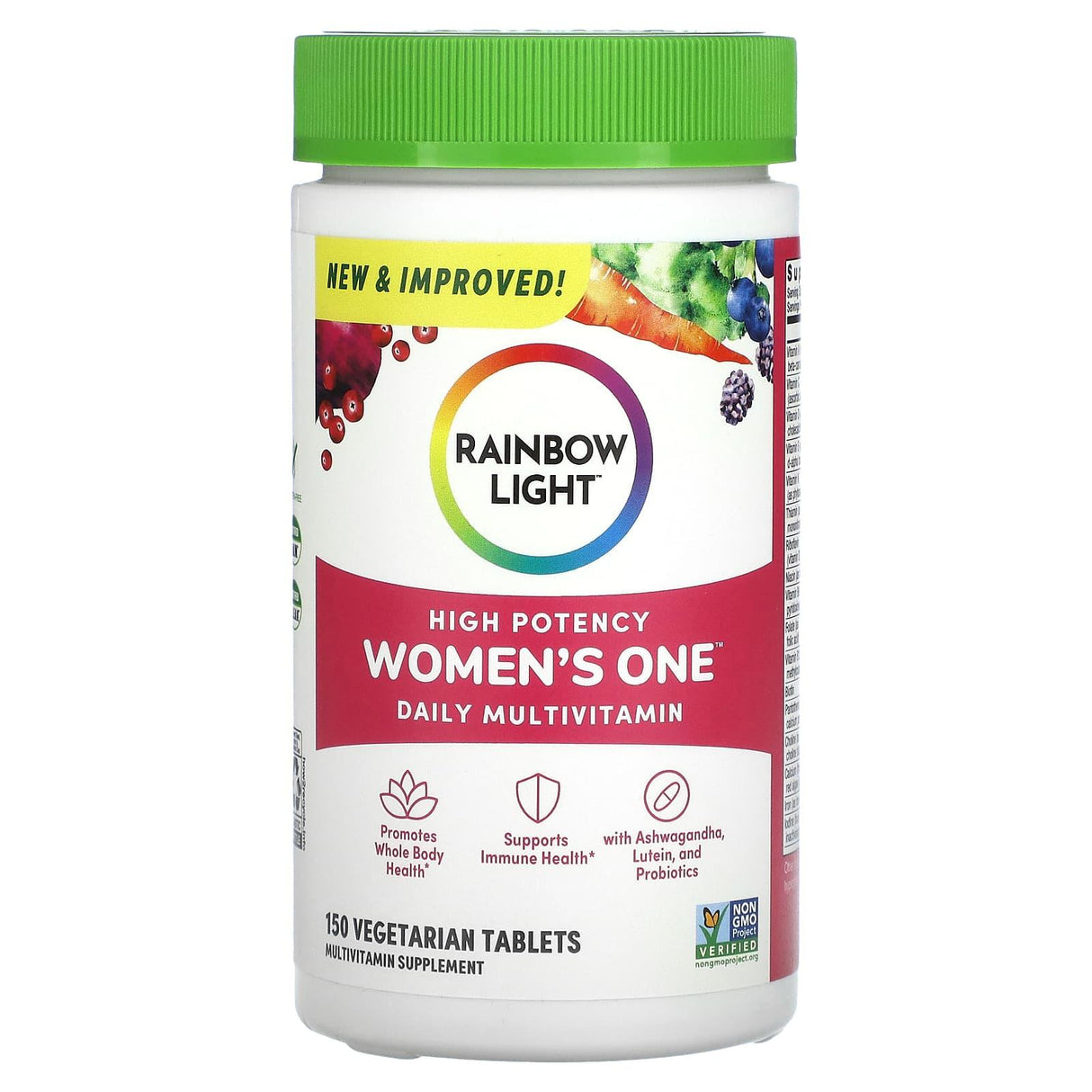 Rainbow Light, High Potency Women's One Daily Multivitamin, 150 Vegetarian Tablets - Supply Center USA