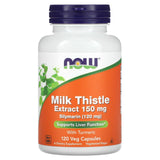 NOW Foods, Milk Thistle Extract with Turmeric, 150 mg, 60 Veg Capsules - Supply Center USA