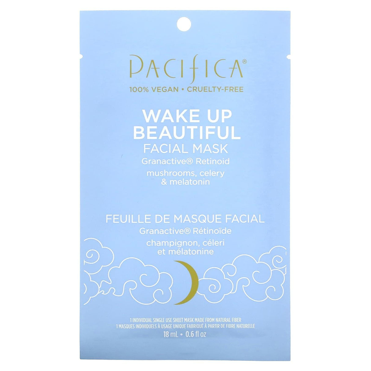 Pacifica, Super Green Detox, Beauty Facial Mask, Kale & Charcoal, 1 Sheet Mask, 0.67 fl oz (20 ml) - Supply Center USA