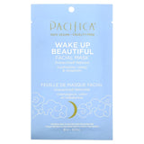 Pacifica, Super Green Detox, Beauty Facial Mask, Kale & Charcoal, 1 Sheet Mask, 0.67 fl oz (20 ml) - Supply Center USA