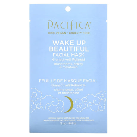 Pacifica, Super Green Detox, Beauty Facial Mask, Kale & Charcoal, 1 Sheet Mask, 0.67 fl oz (20 ml) - Supply Center USA