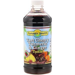 Dynamic Health Laboratories, Tart Cherry Turmeric & Ginger Tonic, 16 fl oz (473 ml) - Supply Center USA