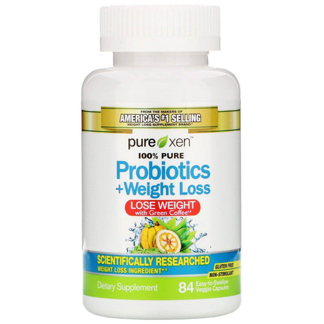 Purely Inspired, Probiotics + Weight Loss, 84 Easy-to-Swallow Veggie Capsules - Supply Center USA