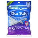 DenTek, Cross Flosser Plaque Control, Mouthwash Blast, 75 Count - Supply Center USA