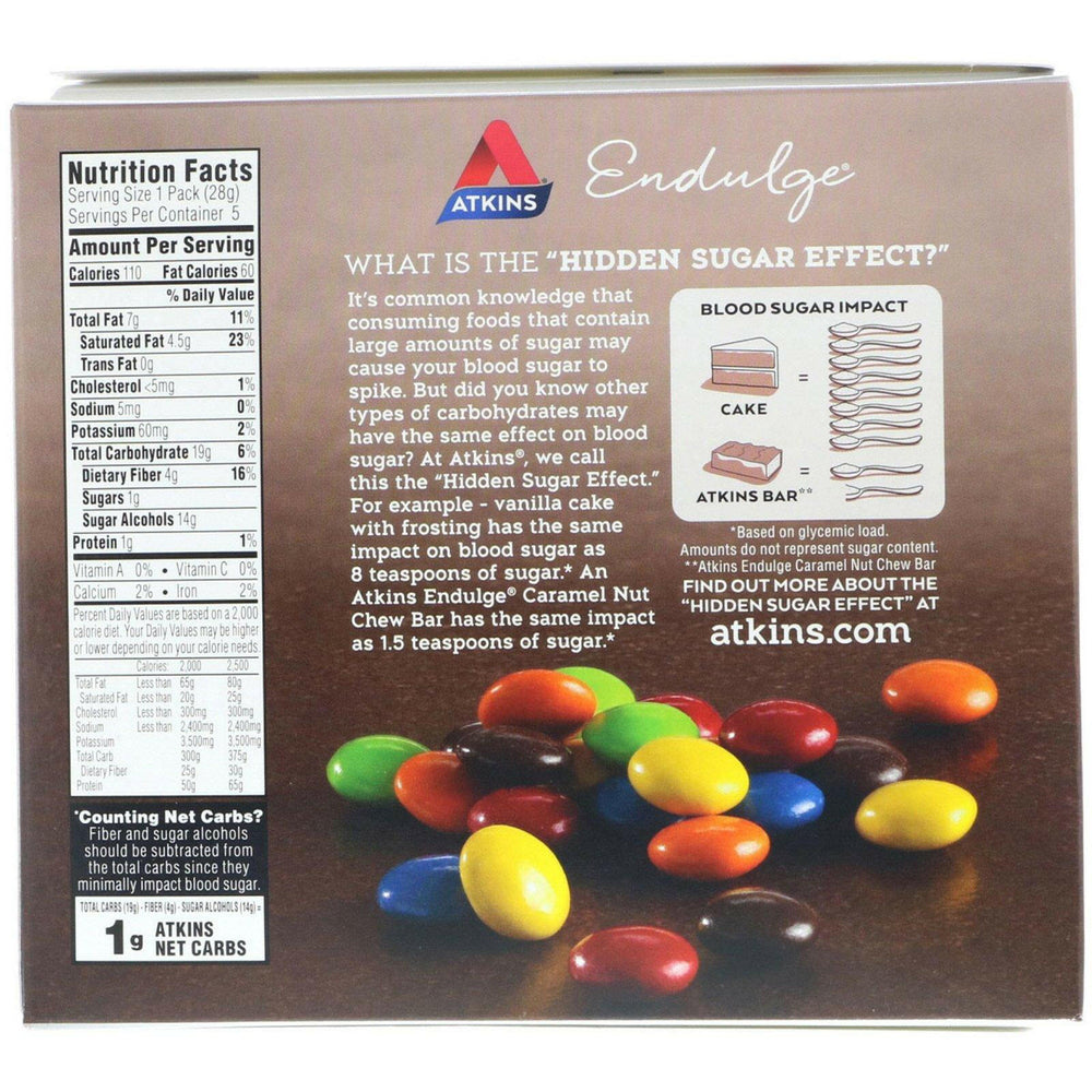 Atkins, Endulge, Chocolate Candies, 5 Packs, 1 oz (28 g) Each - HealthCentralUSA