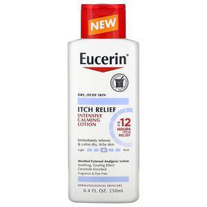 Eucerin, Itch Relief, Intensive Calming Lotion, 8.4 fl oz (250 ml) - Supply Center USA