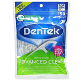 DenTek, Advanced Clean Floss Picks, Mouthwash Blast, 150 Floss Picks - Supply Center USA