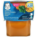 Gerber, Sweet Potato Mango Kale, 2nd Foods, 2 Packs, 4 oz (113 g) Each - Supply Center USA