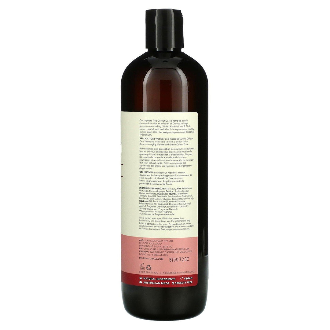 Sukin, Colour Care Shampoo, 16.9 fl oz (500 ml) - HealthCentralUSA