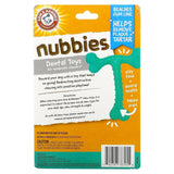 Arm & Hammer, Nubbies, Dental Toys for Moderate Chewers, Tribone, Peanut Butter, 1 Toy - Supply Center USA