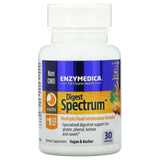 Enzymedica, Digest Spectrum, Complete Food Intolerance Formula, 30 Capsules - Supply Center USA