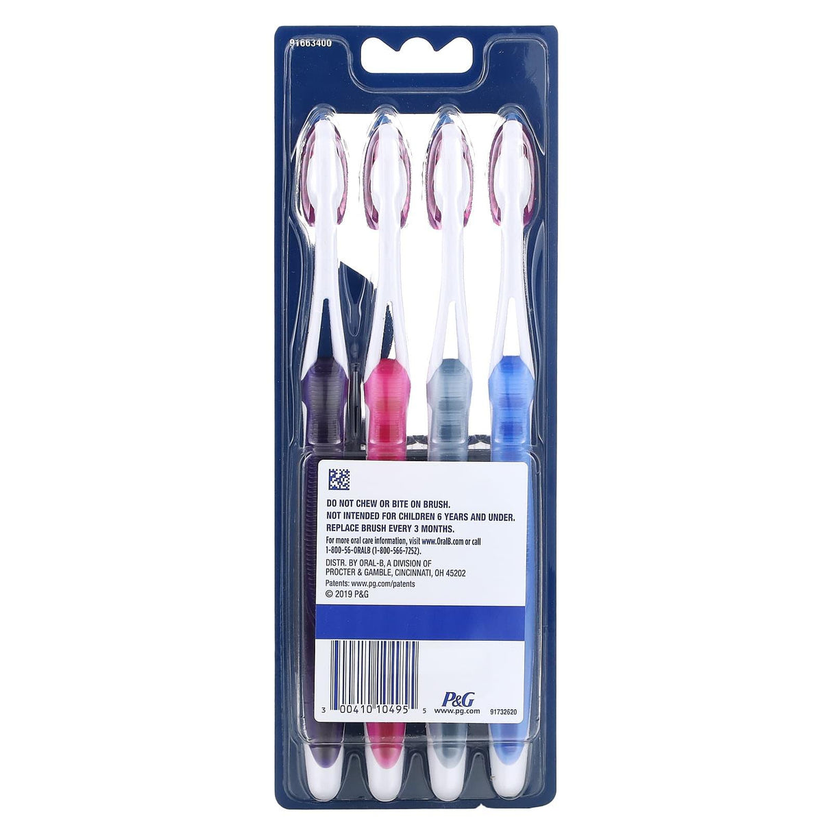 Oral-B, Pro-Flex Toothbrushes, Soft, 4 Toothbrushes - Supply Center USA