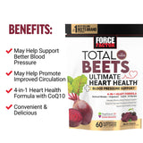 Force Factor, Total Beets® With CoQ10, Black Cherry, 60 Superfood Soft Chews - Supply Center USA