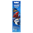 Oral-B, Replacement Brush Heads, Extra Soft, 3+ Yrs, Spiderman, 2 Pack - Supply Center USA