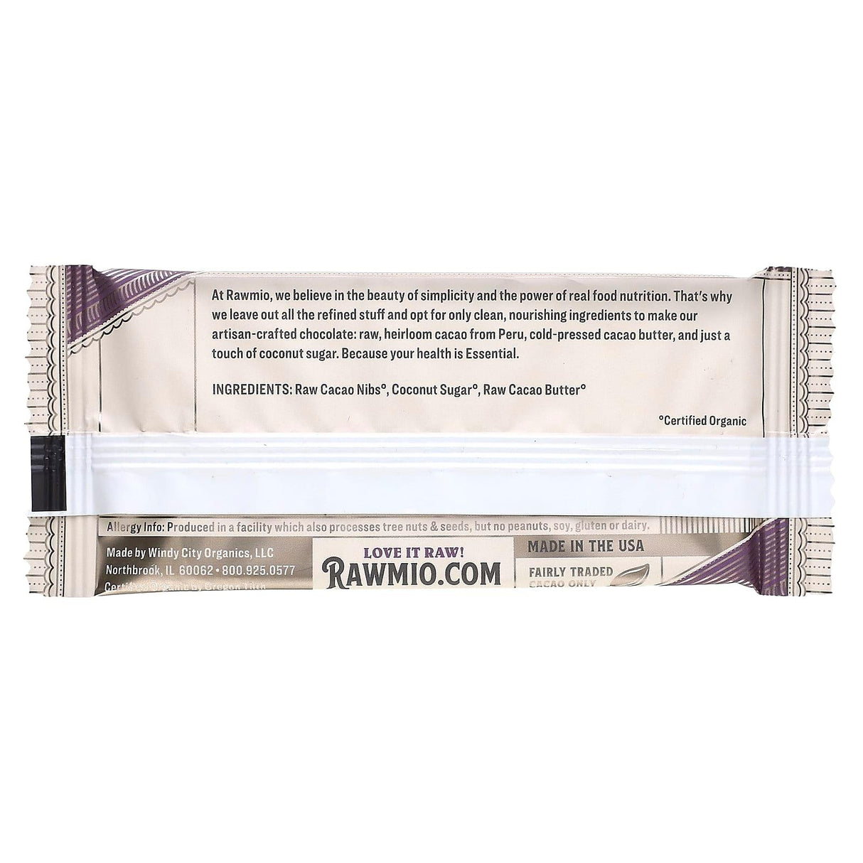 Rawmio, Essential Bar, Organic Raw Chocolate, 100% Cacao, Unsweetened, 1.1 oz (30 g) - Supply Center USA