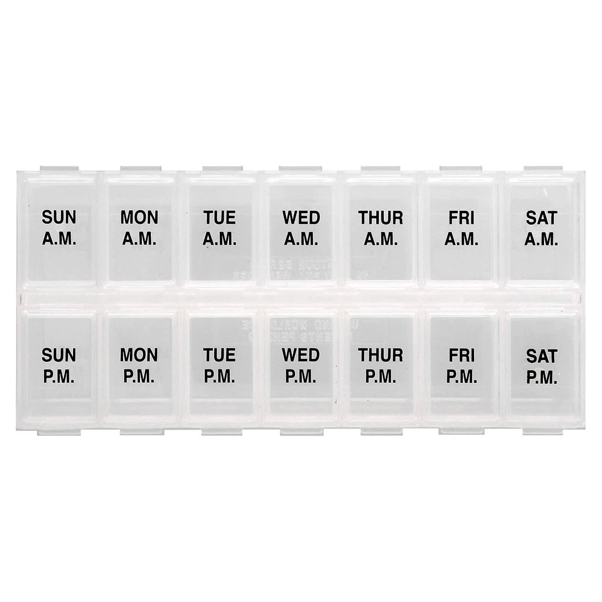 Ezy Dose, Weekly AM/PM Pill Reminder, Natural, 1 Count - Supply Center USA