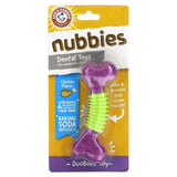 Arm & Hammer, Nubbies, Dental Toys for Moderate Chewers, DuoBone, Chicken, 1 Toy - Supply Center USA