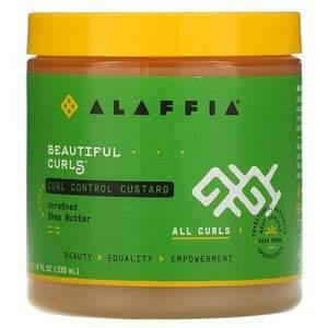 Alaffia, Beautiful Curls, Curl Control Custard, All Curls, Unrefined Shea Butter, 8 fl oz (235 ml) - HealthCentralUSA