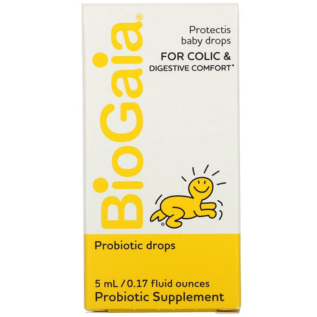 BioGaia, ProTectis Baby Drops, For Colic & Digestive Comfort, 0.17 fl oz (5 ml) - Supply Center USA