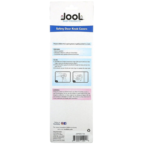 Jool Baby Products, Safety Door Knob Covers, 4 Pack - Supply Center USA